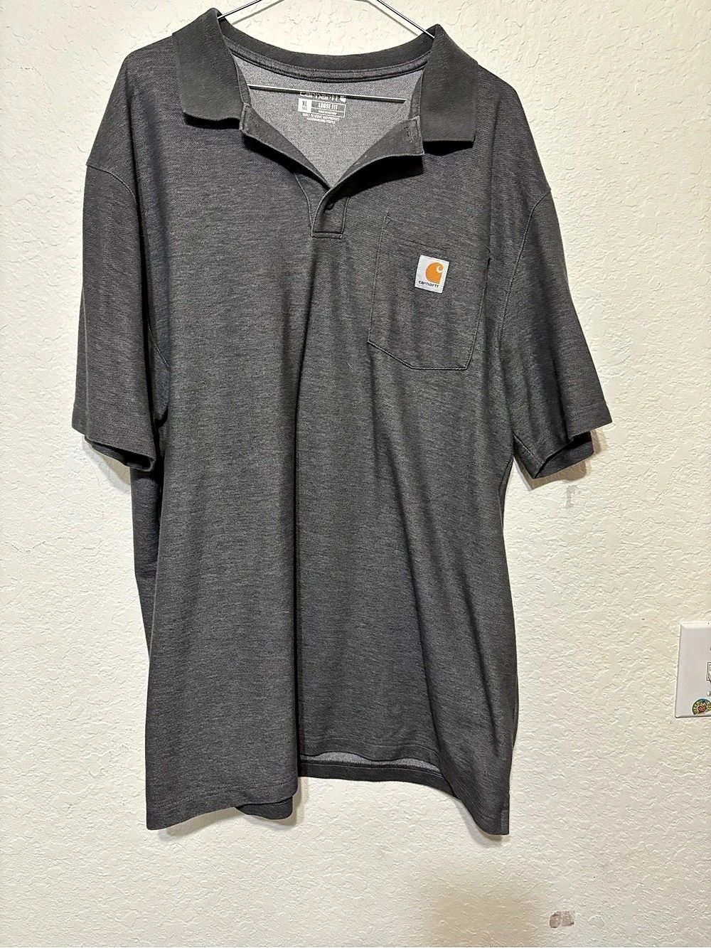 Carhartt K570 CRH Men's Gray Polo XL Tall